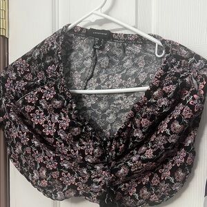 Atmosphere Black and Pink Athletic Shorts